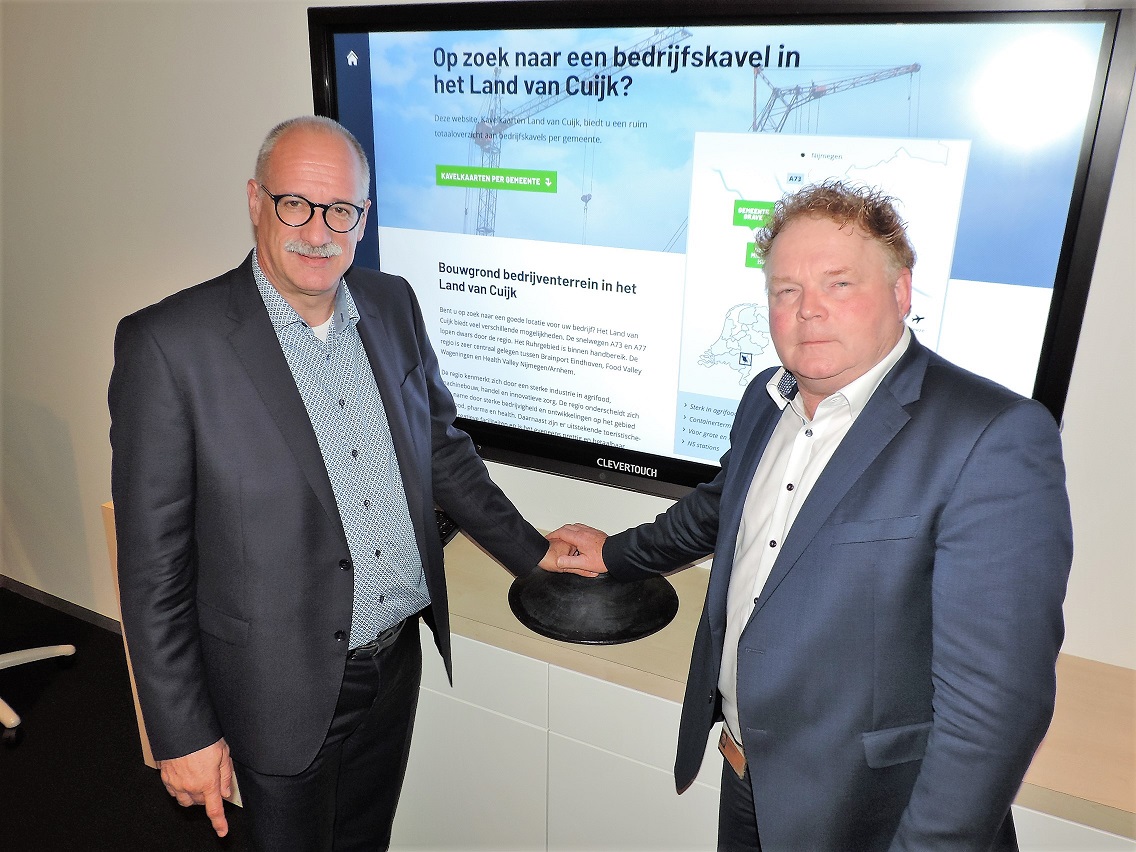 beschikbare bedrijfskavels land van cuijk