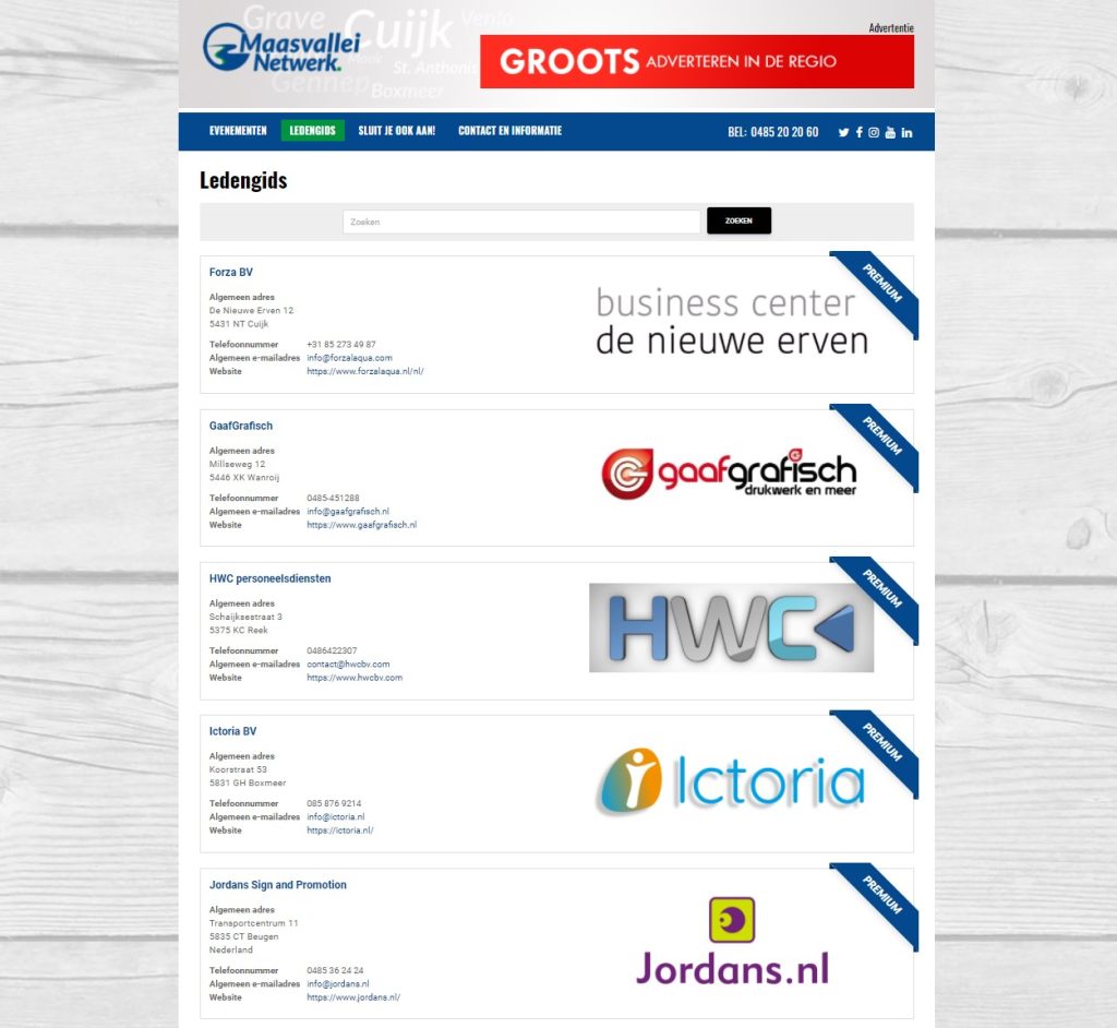 Maasvallei Netwerk Ledengids