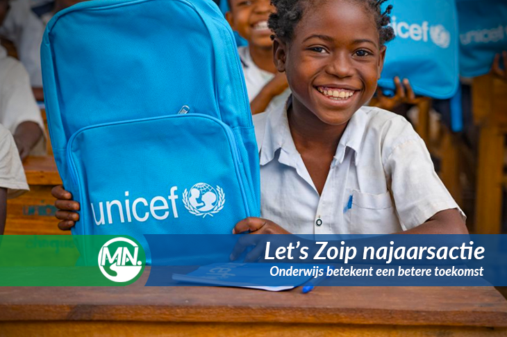 Let's Zoip Unicef actie 2022