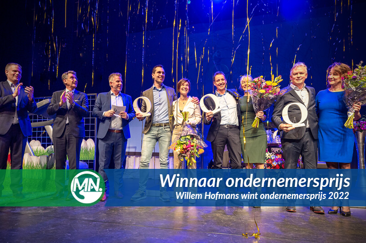 Willem Hofmans IXON winnaar Ondernemersprijs 2022