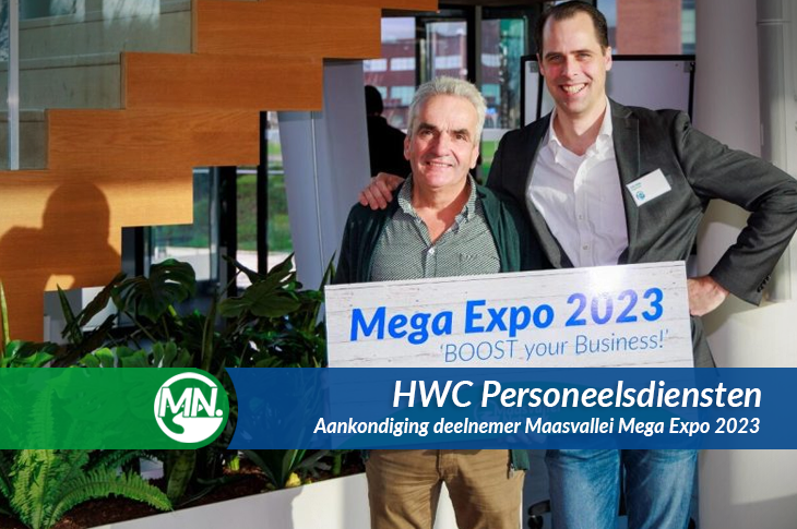 Wim Zegers (HWC Personeelsdiensten) deelnemer Maasvallei Mega Expo 2023 : 'BOOST your Business!'