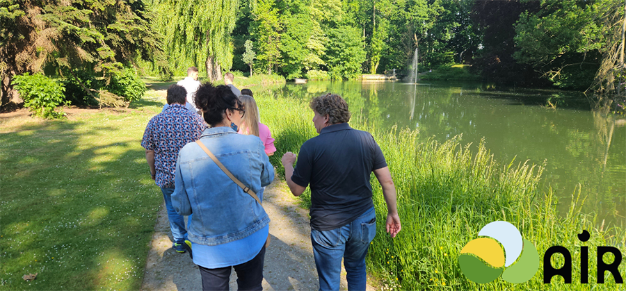 AIR wandelen met collega's