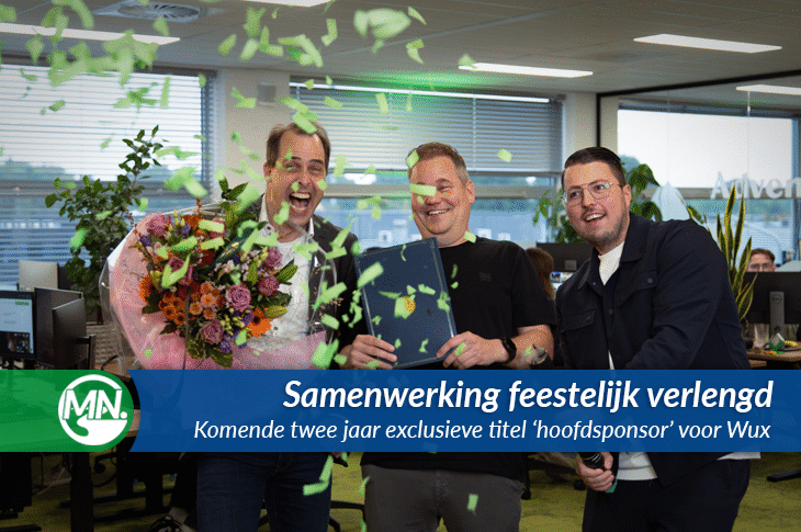 Verlening hoofdsponsoring Wux