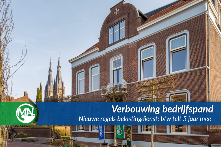 Nieuwe regels Belastingdienst: vebouwing bedrijfspand