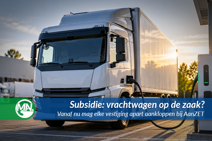 Aanzet vrachtwagensubsidie